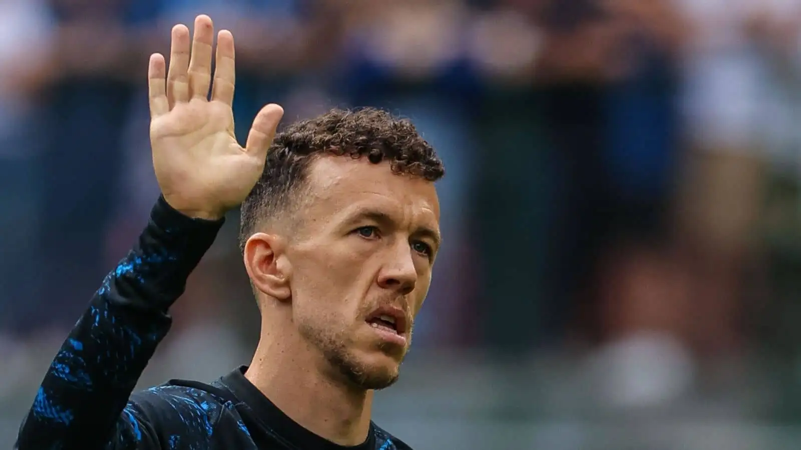 Ivan Perisic of FC Internazionale greets the fans during the Serie A 2021/22 football match between FC Internazionale and UC Sampdoria at Giuseppe Meazza Stadium, Milan, Italy on May 22, 2022