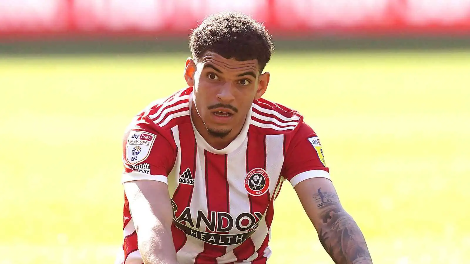 Morgan Gibbs-White after a Sheffield United match
