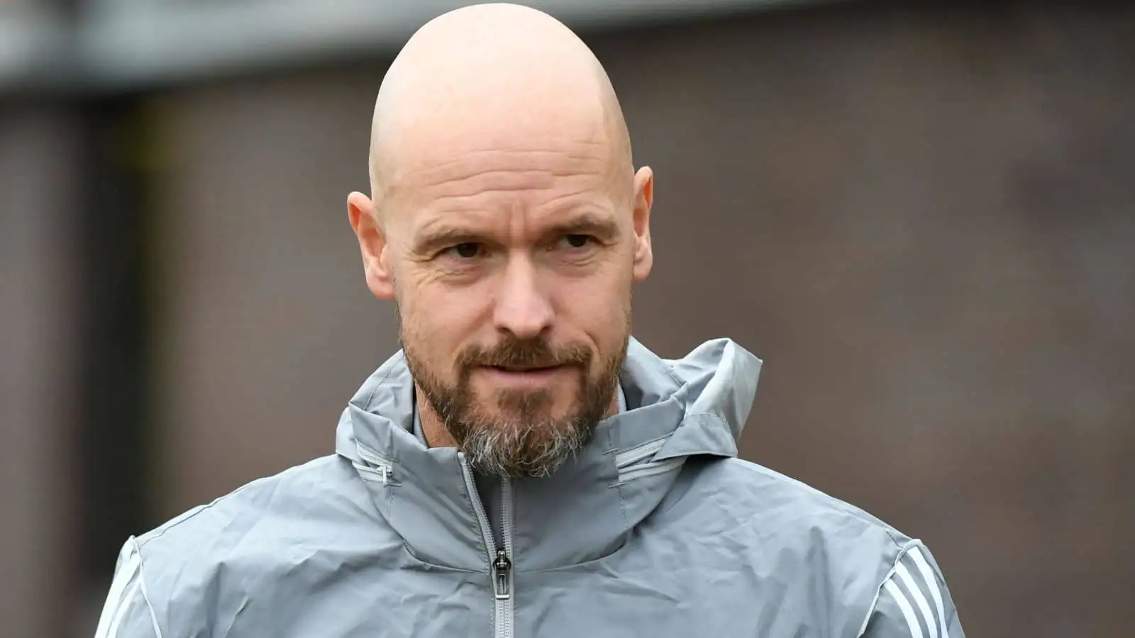 Erik ten Hag, Man Utd manager, during a training session with former club Ajax