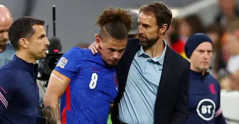 Southgate reveals ‘severe’ nature of Kalvin Phillips injury; Kane reacts to 50 for England