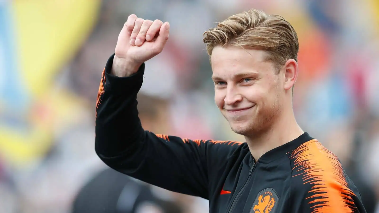 Frenkie de Jong, Netherlands midfielder during UEFA Nations League Semi-finals match between Netherlands 3-1 England at the Estadio Don Afonso Henriques in Guimaraes, Portugal