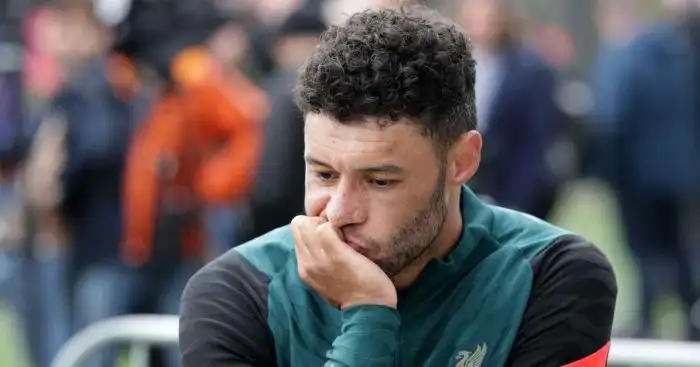 Alex Oxlade-Chamberlain deep in thought