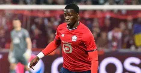 Timothy Weah in action for Lille