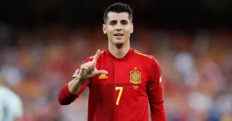 Arsenal striker options reduced as Alvaro Morata rejects Emirates switch, plus another Prem move