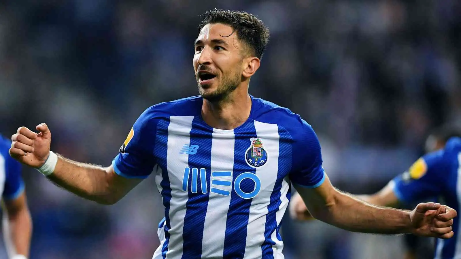 Marko Grujic celebrates for Porto