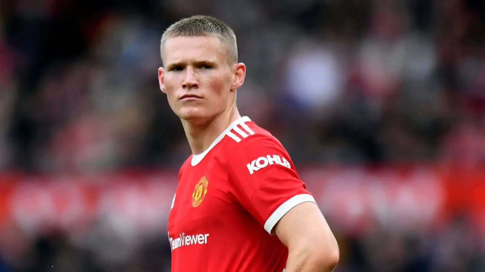 Scott McTominay, Man Utd, during a pre-season friendly at Old Trafford