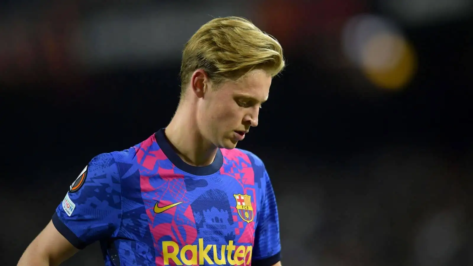 Frenkie de Jong (21) of FC Barcelona during the Europa League match between FC Barcelona and SSC Napoli at Camp Nou Stadium