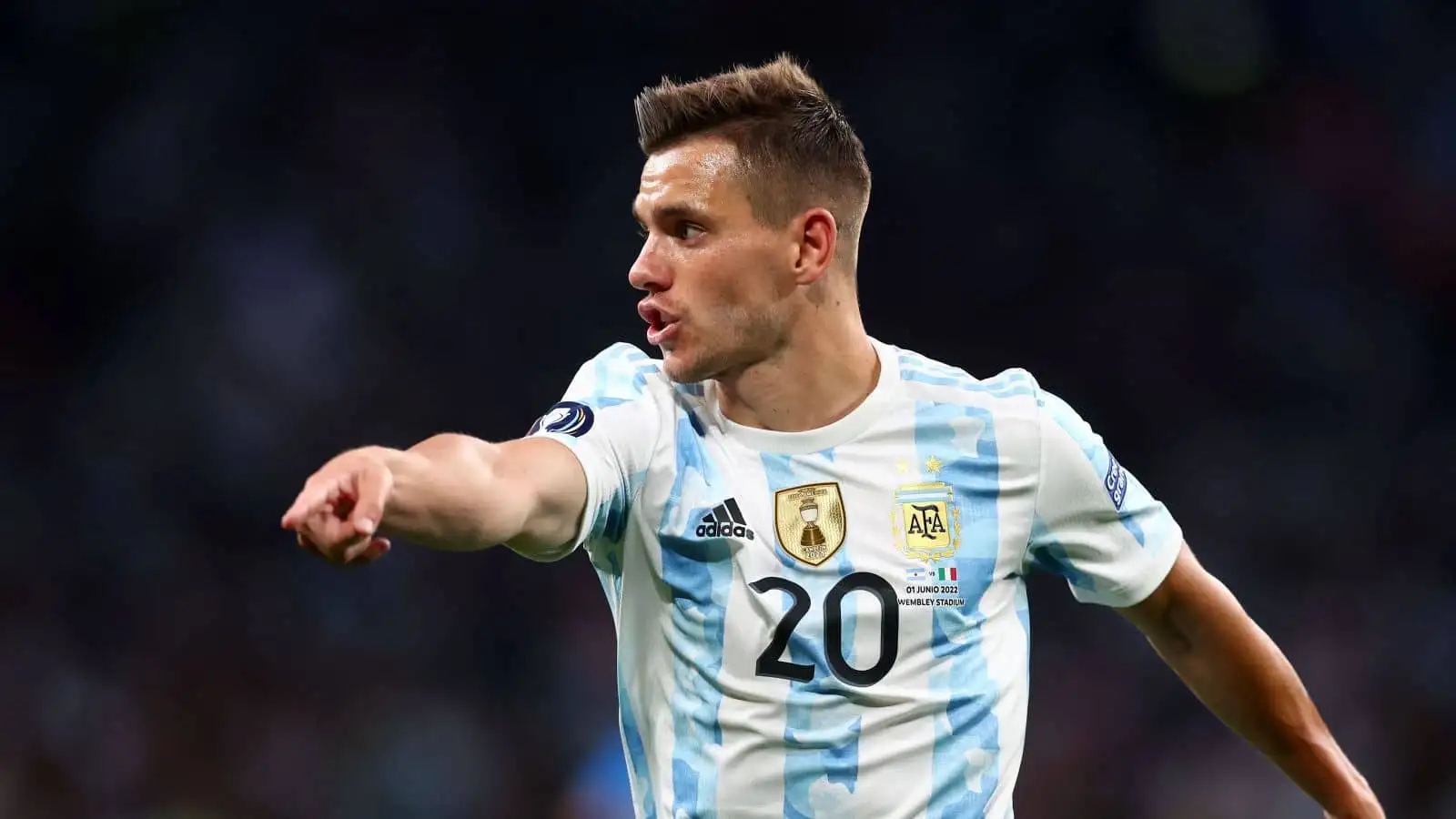 Giovani Lo Celso, Italy v Argentina June 2022