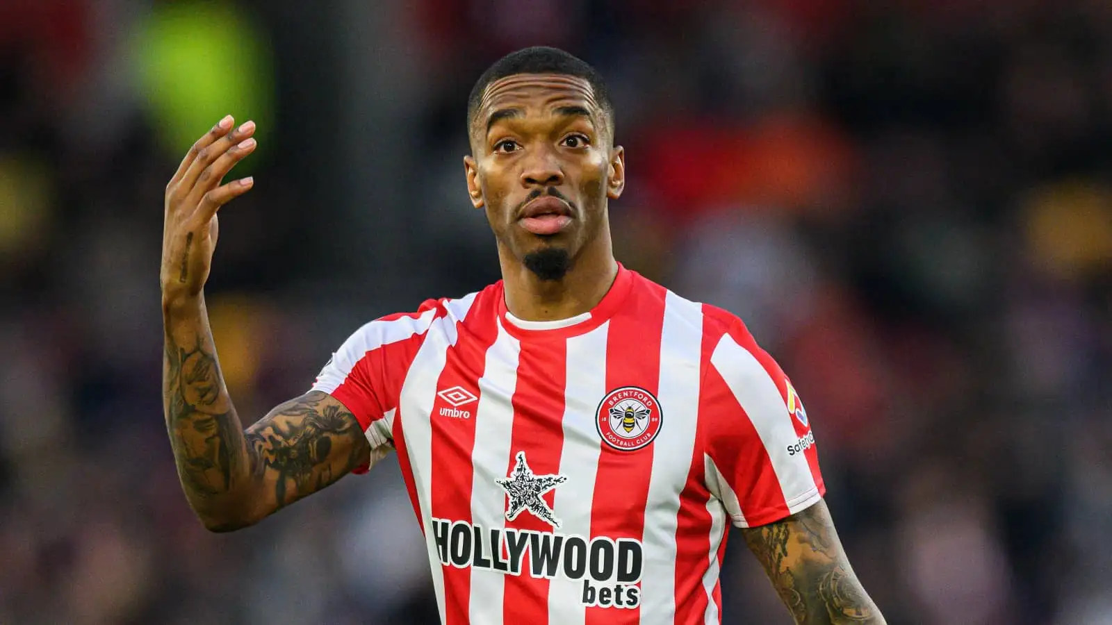 Brentford striker Ivan Toney