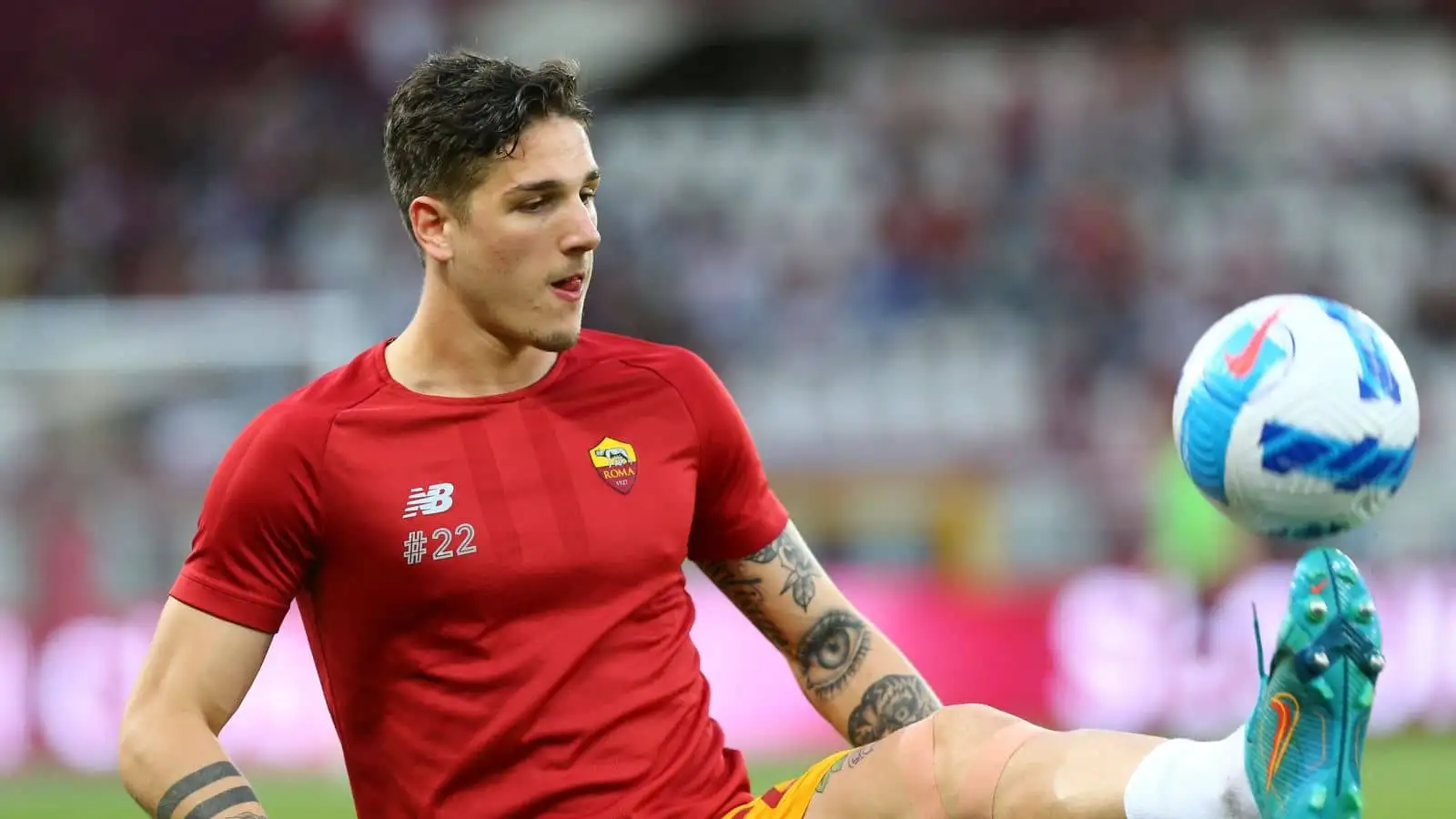 Nicolo Zaniolo of AS Roma during the Serie A match between Torino FC and AS Roma on may 20, 2002 at Olympic Grande Torino Stadium