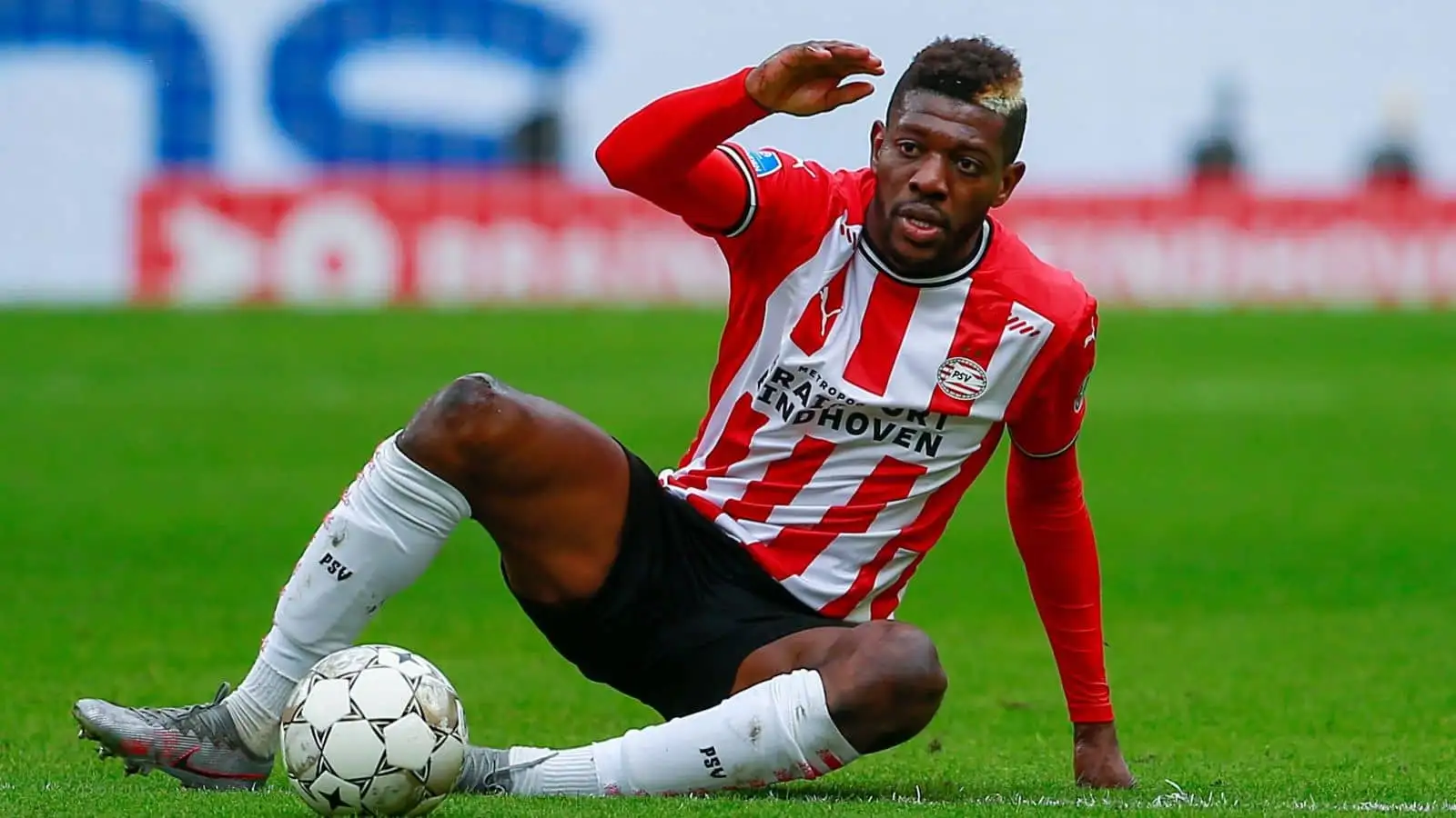Ibrahim Sangare of PSV Eindhoven during the Dutch Eredivisie match between PSV and Feyenoord at Philips Stadion