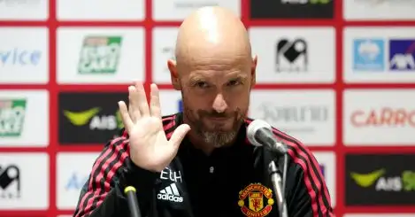 Major Man Utd breakthrough as Ten Hag nears striker signing for price that’ll spare his blushes