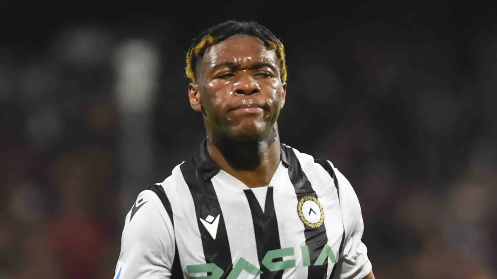 Udinese left-back Destiny Udogie