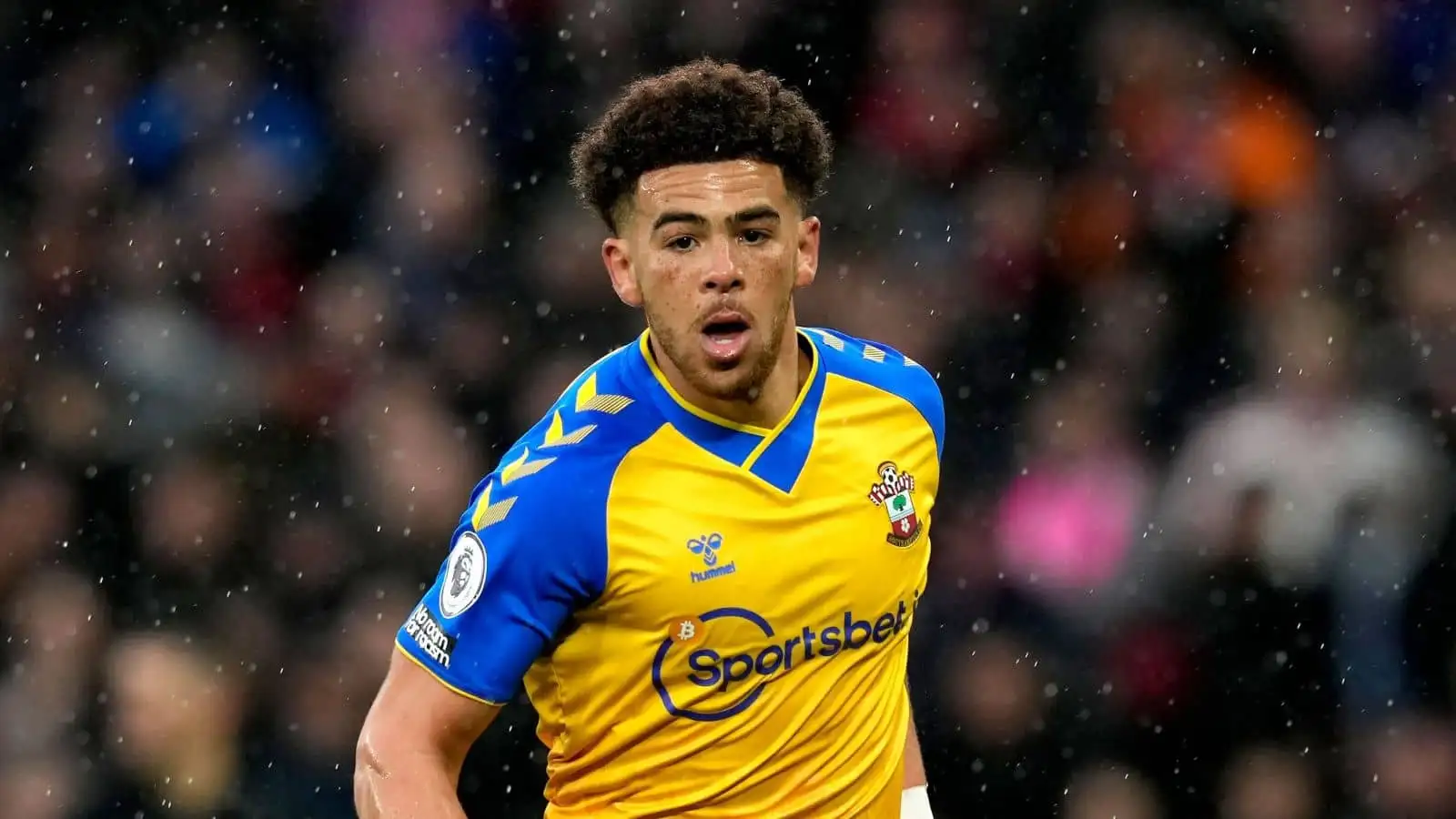 Che Adams of Southampton during the Premier League match against Manchester United at Old Trafford