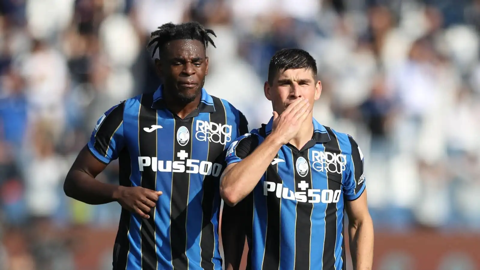 Ruslan Malinovskyi and Duvan Zapata