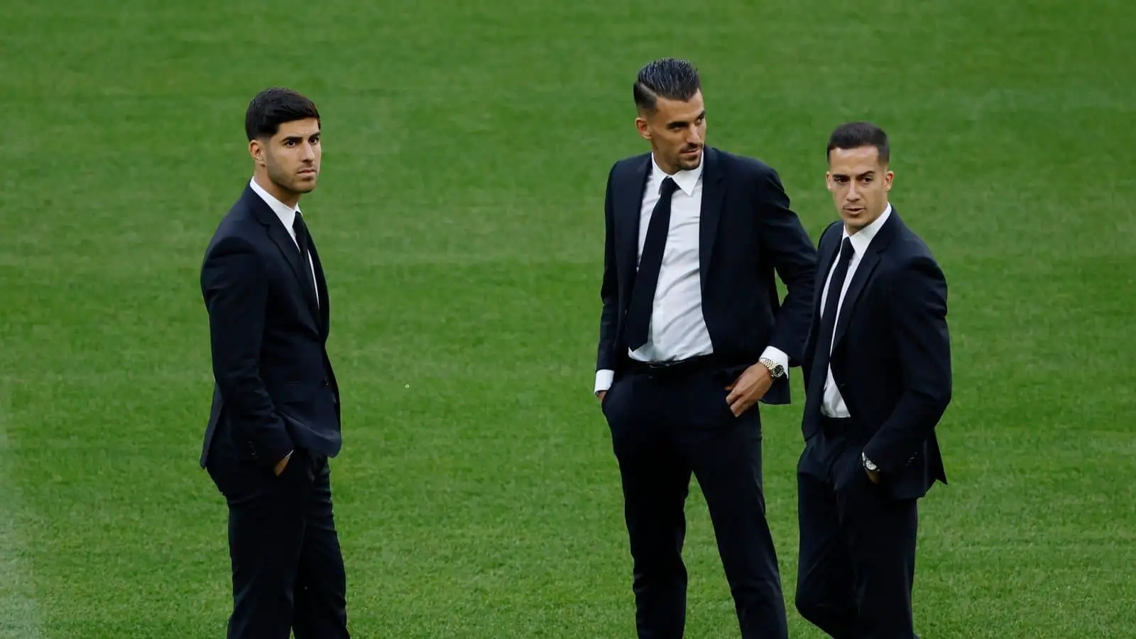 Marco Asensio, Lucas Vazquez, Dani Ceballos, Real Madrid May 2022