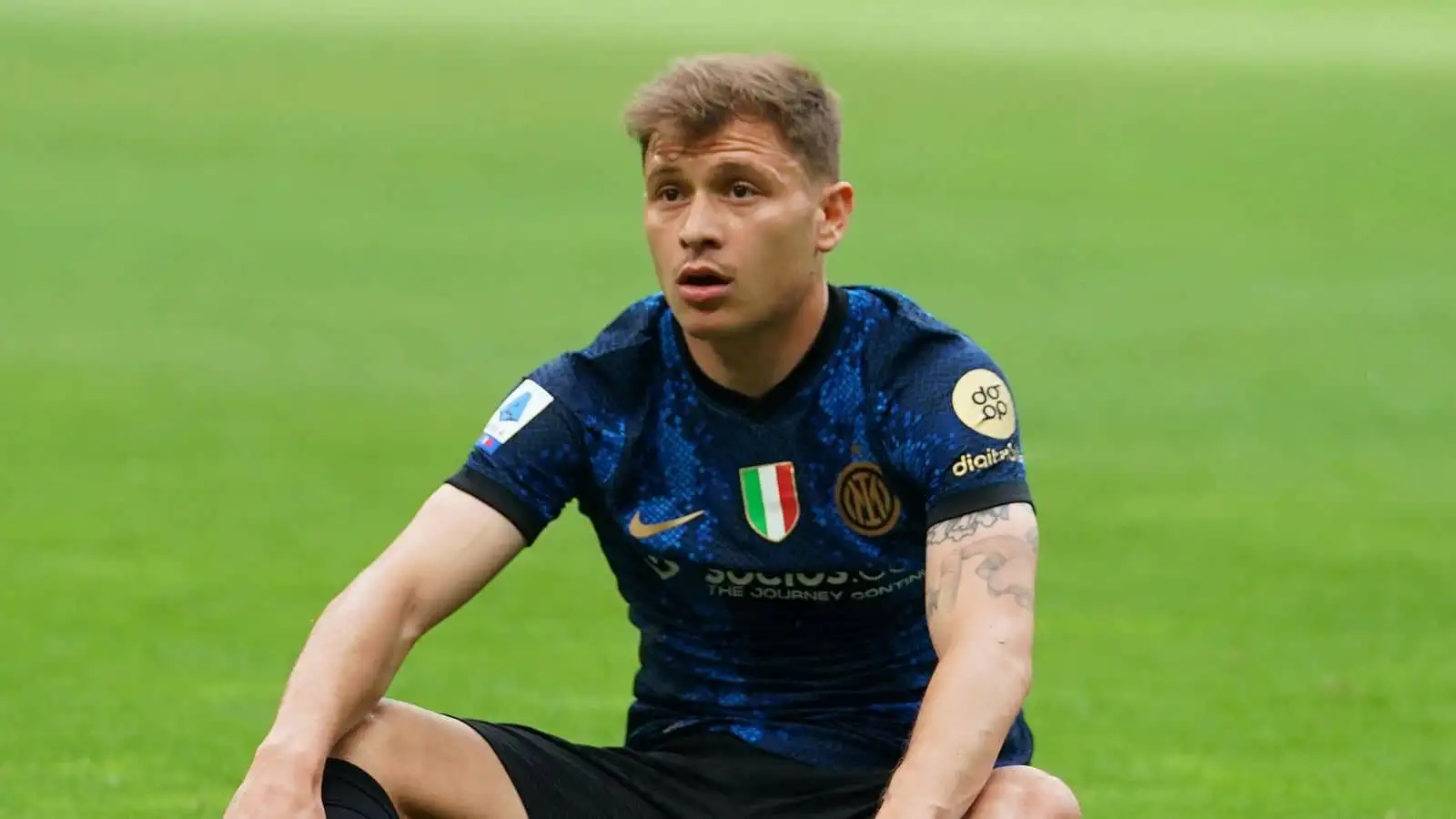Nicolo Barella, Inter Milan midfielder during Serie A match against Sampdoria at San Siro