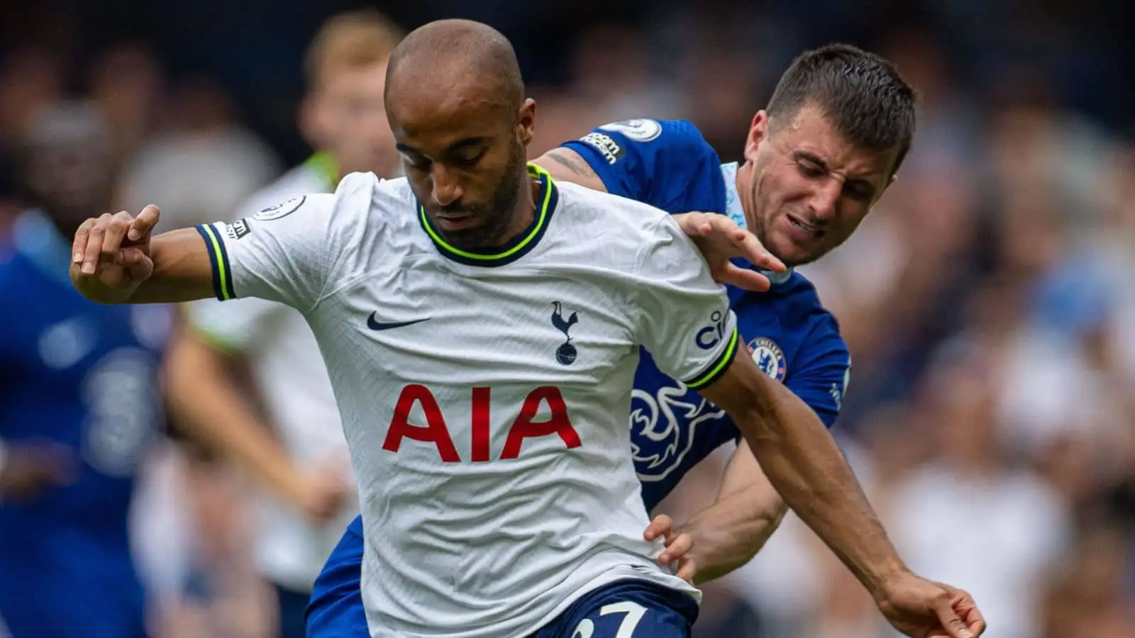 Lucas Moura, Mason Mount Chelsea v Tottenham