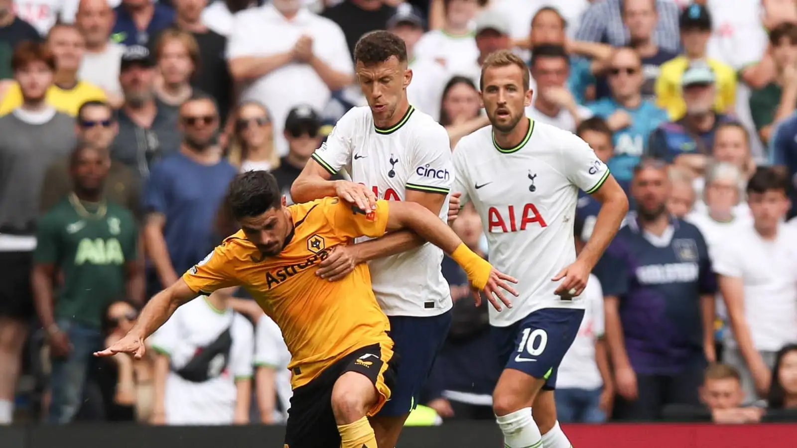 Wolves winger Pedro Neto and Tottenham pair Ivan Perisic and Harry Kane