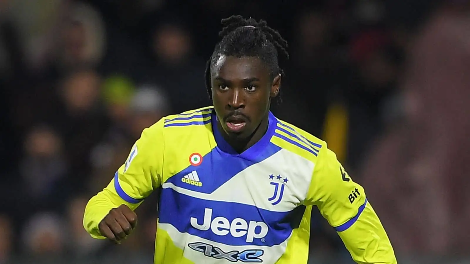 Moise Kean of Juventus during the Serie A match between US Salernitana v Juventus at Stadio Arechi