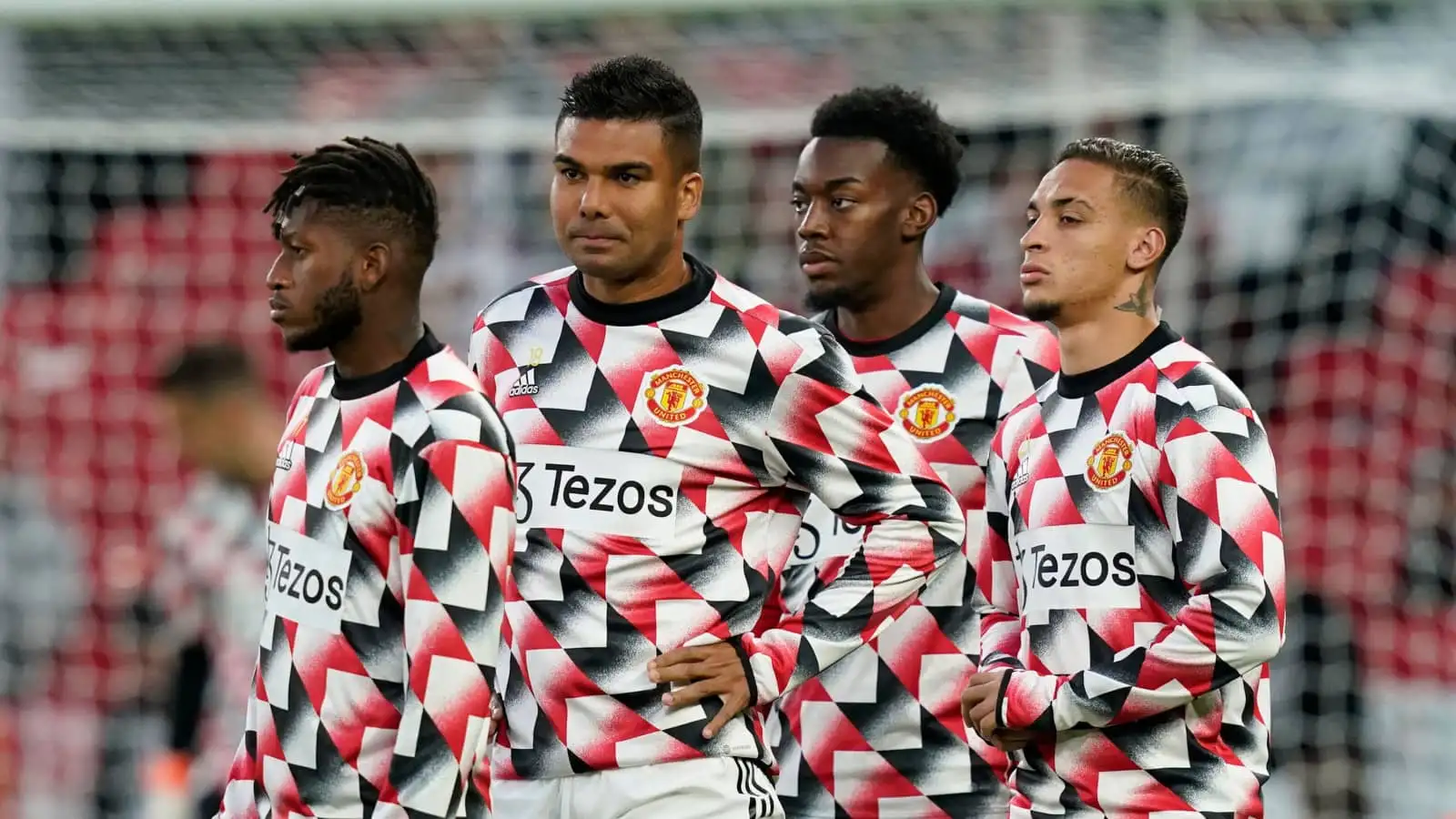 Man Utd stars Fred, Casemiro, Anthony Elanga and Antony