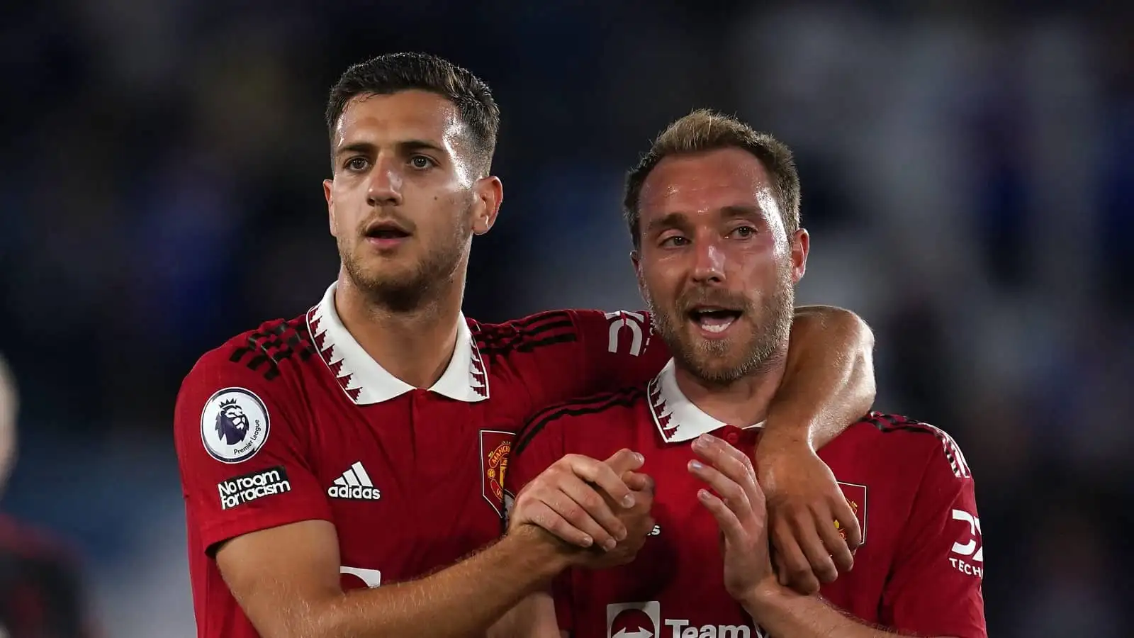 Christian Eriksen and Diogo Dalot