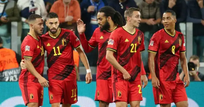 Belgium internationals Eden Hazard, Yannick Carrasco, Jason Denayer, Timothy Castagne and Youri Tielemans