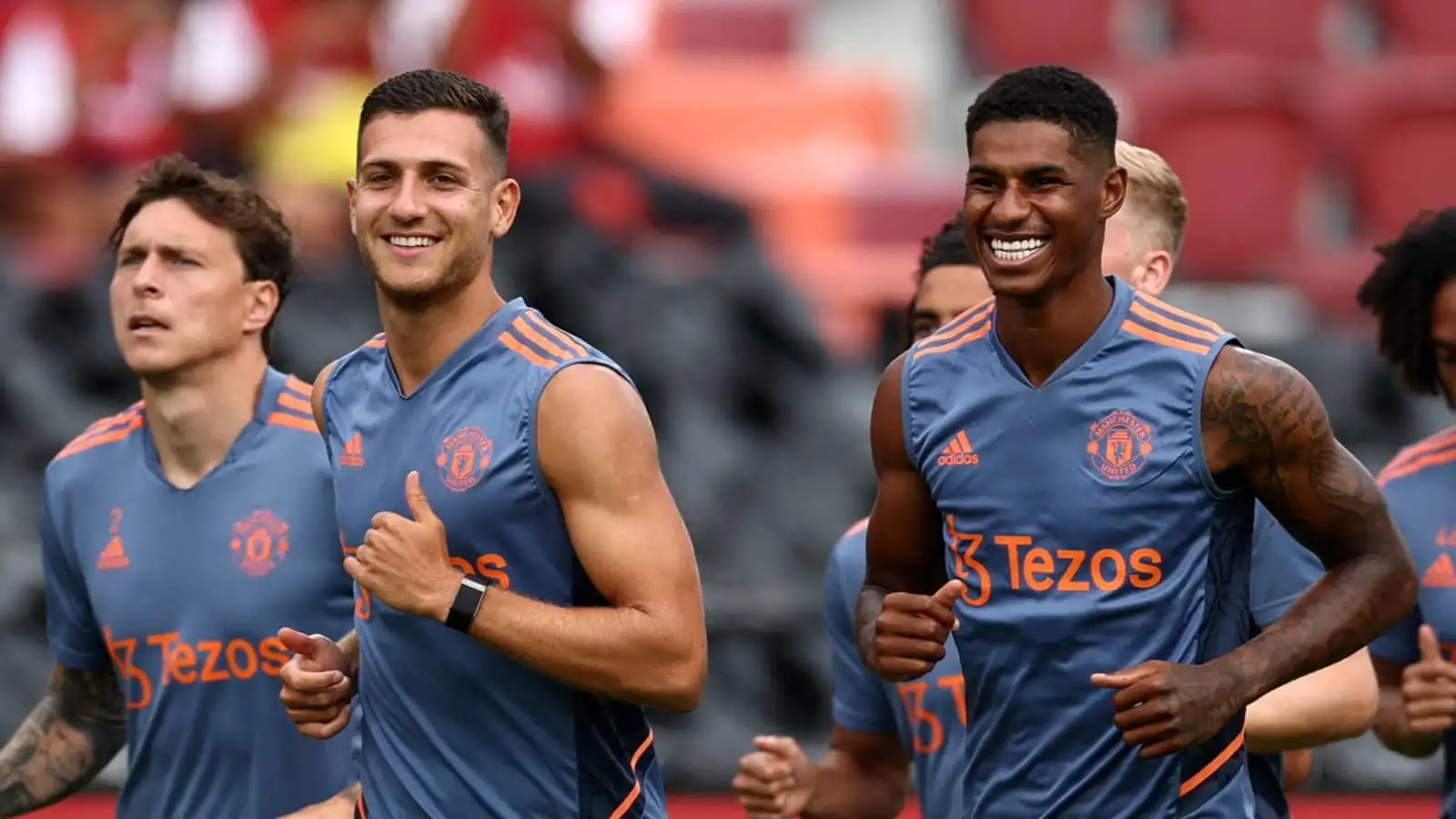 Diogo Dalot and Marcus Rashford