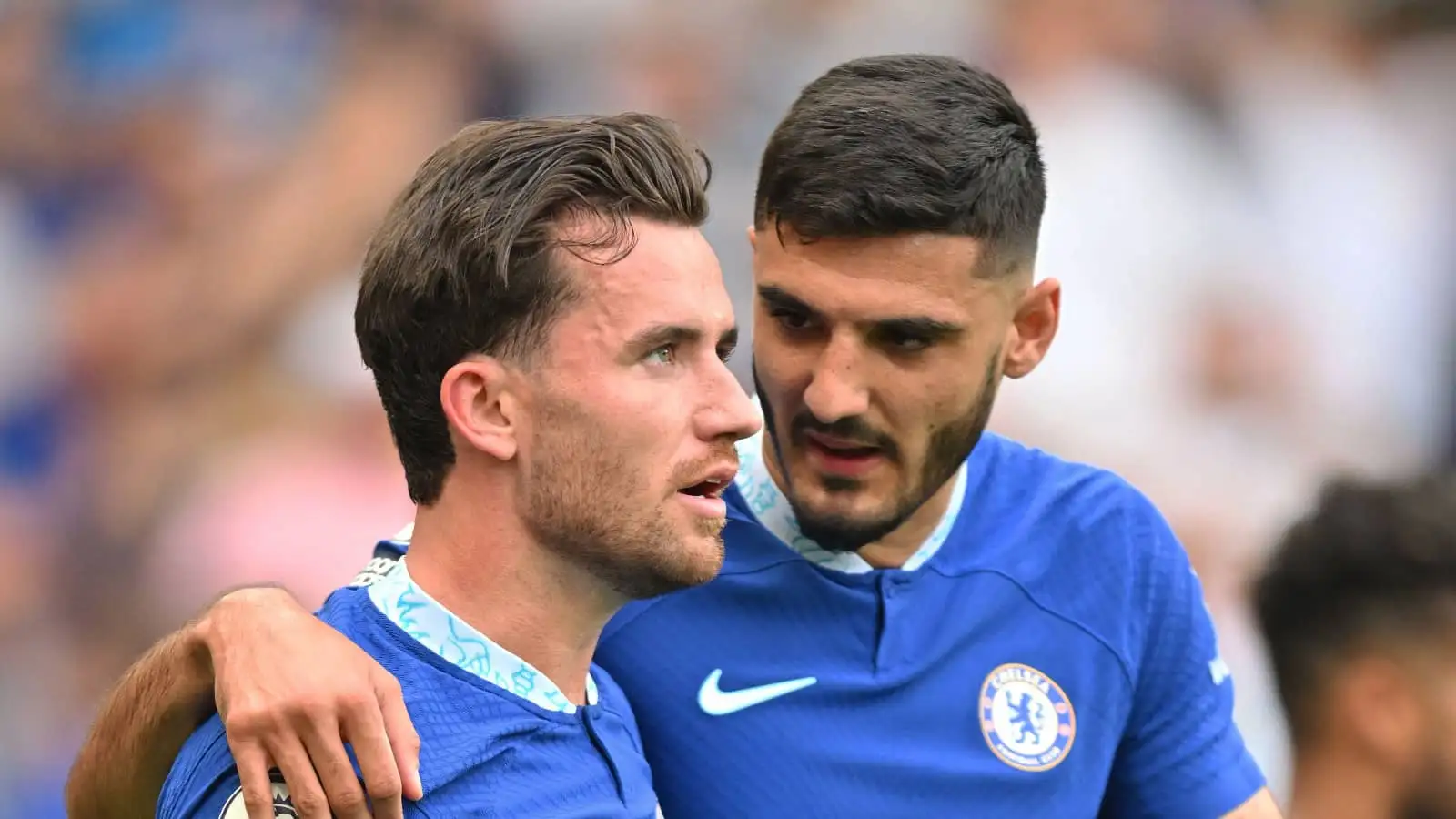 Chelsea stars Ben Chilwell and Armando Broja