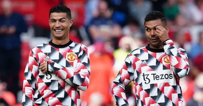 Man Utd stars Cristiano Ronaldo and Casemiro