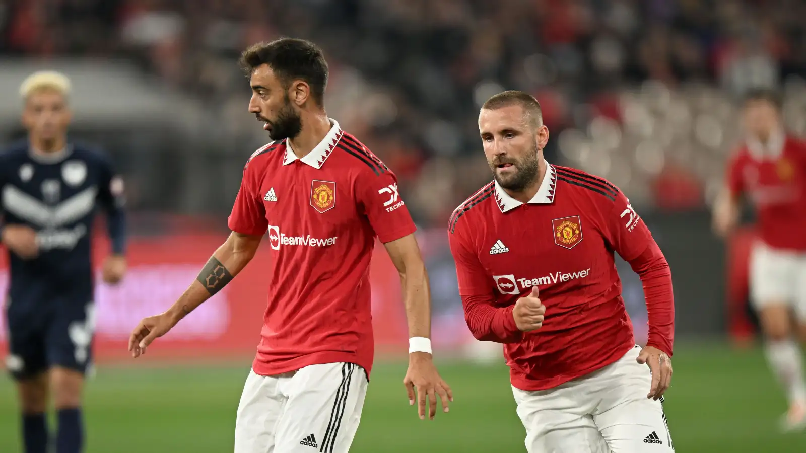 Man Utd stars Bruno Fernandes and Luke Shaw