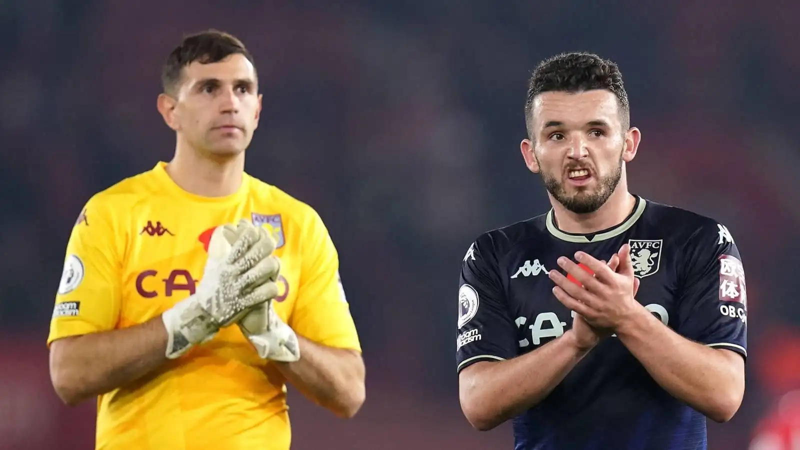 Emiliano Martinez and John McGinn