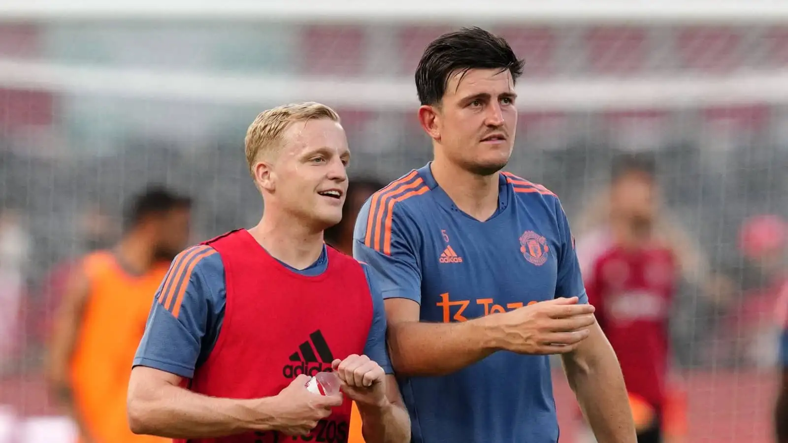 Man Utd stars Donny van de Beek and Harry Maguire