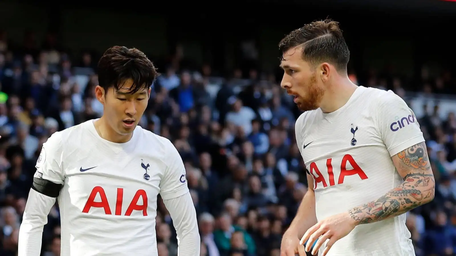 Son Heung-min and Pierre-Emile Hojbjerg