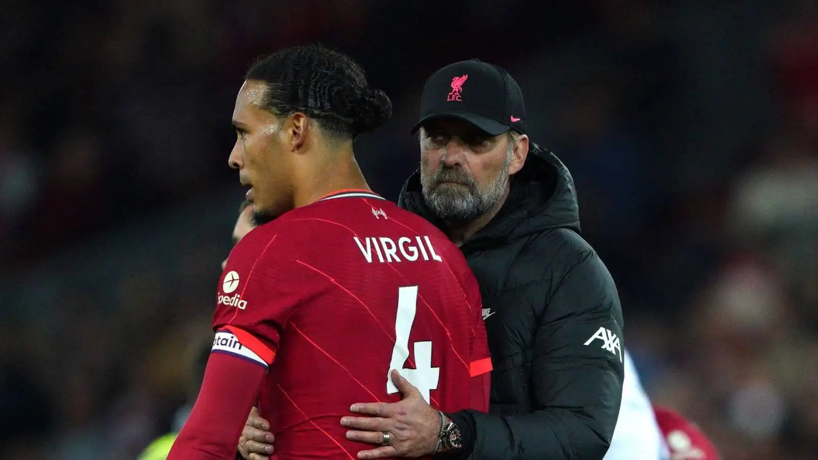 Jurgen Klopp and Virgil van Dijk