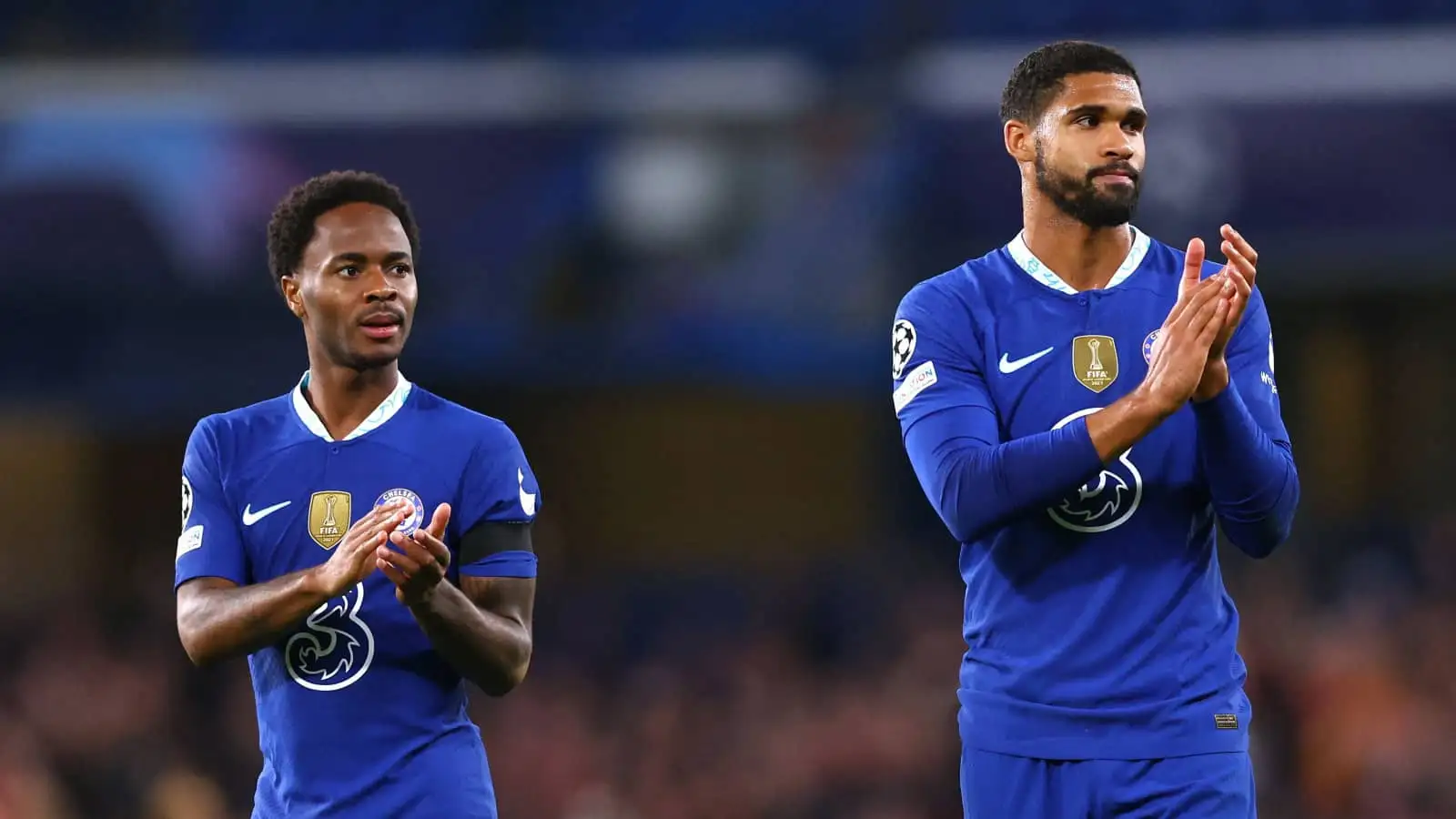 Chelsea pair Raheem Sterling and Ruben Loftus-Cheek