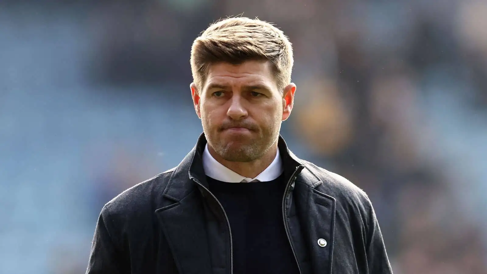 Steven Gerrard manager of Aston Villa after the Premier League match at the King Power Stadium, Leicester.