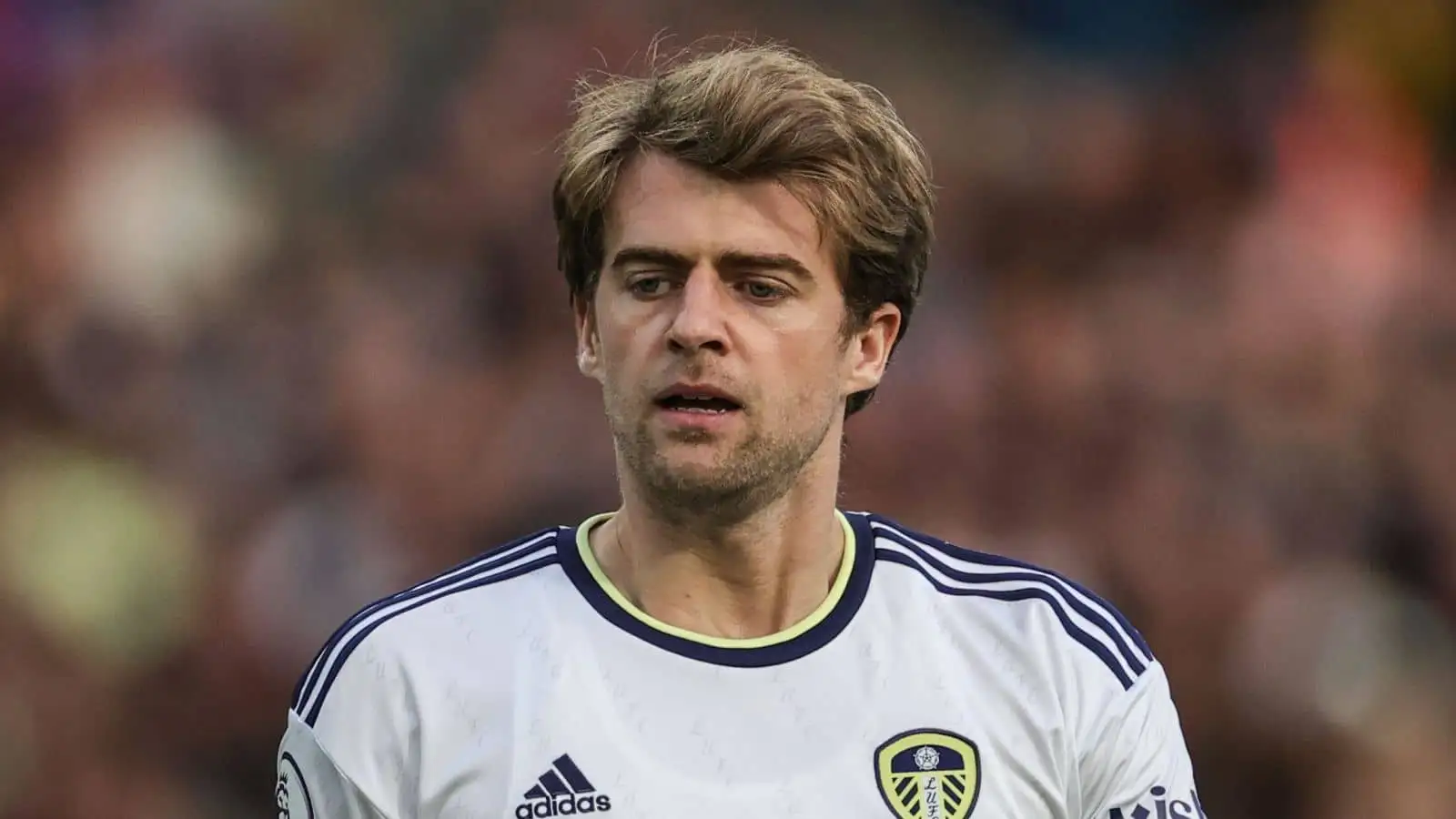 Patrick Bamford of Leeds United during the Premier League match Leeds United vs Aston Villa at Elland Road