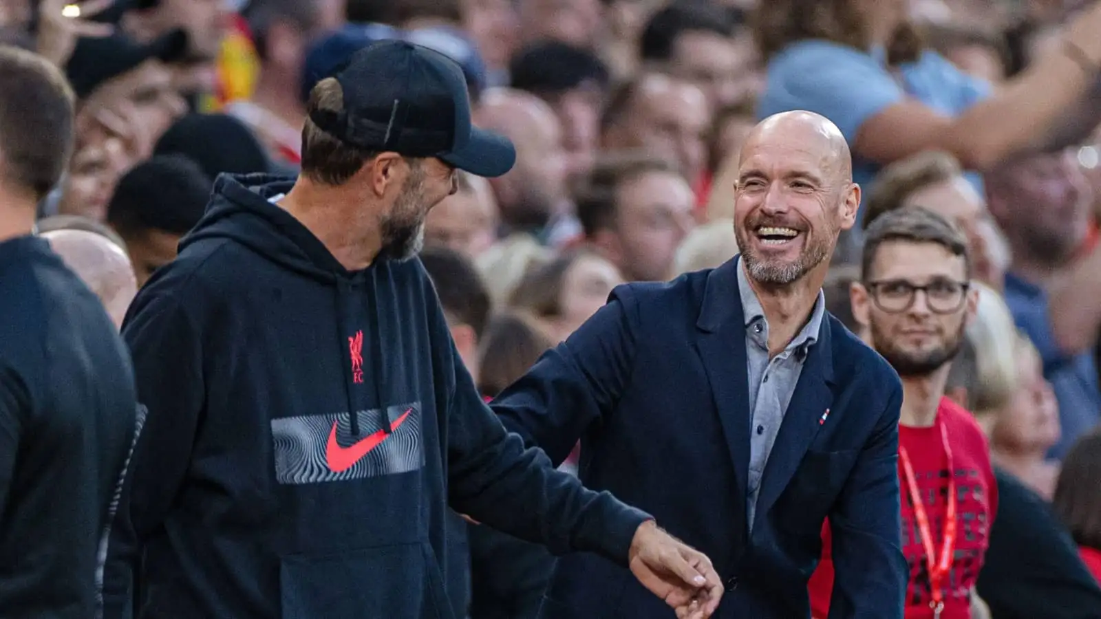 Jurgen Klopp and Erik ten Hag, Liverpool and Man Utd