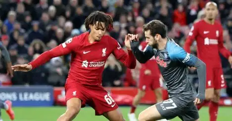 Klopp blown away by Napoli forward Tottenham, Liverpool both want, as Alexander-Arnold defending sparks ‘fire’ response