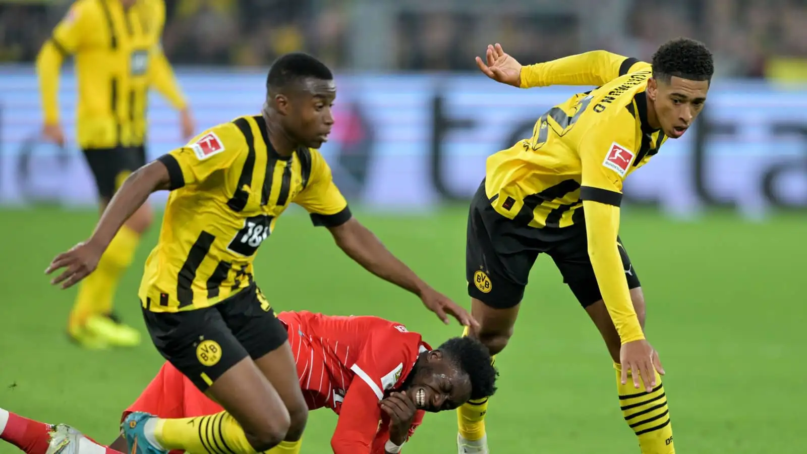 Borussia Dortmund stars Youssoufa Moukoko and Jude Bellingham