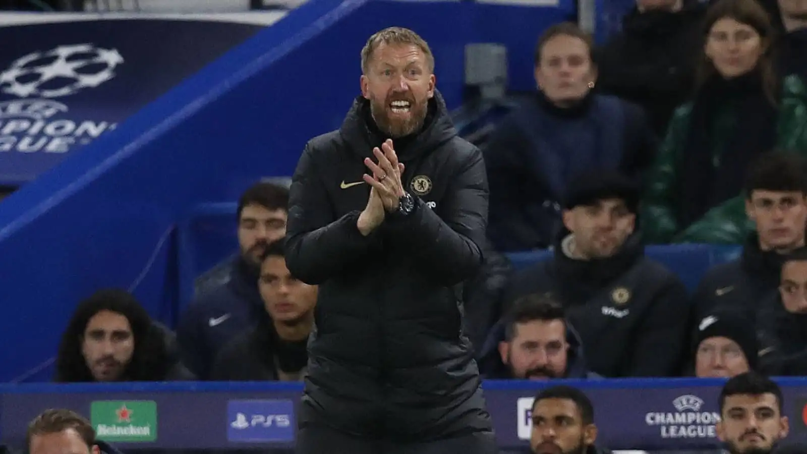 Graham Potter, Chelsea v Dinamo Zagreb