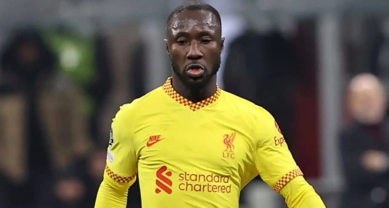 Naby Keita, Liverpool midfielder during Champions League clash against AC Milan at San Siro Stadium, Milano, Italia