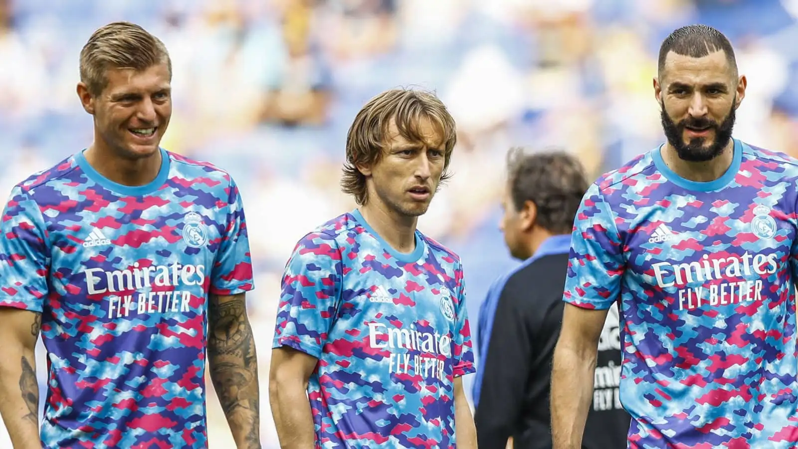 Toni Kroos, Luka Modric, Karim Benzema, Real Madrid, October 2021