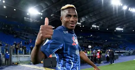 Victor Osimhen: Arsenal, Chelsea must fight off new Prem giant as Napoli chief makes huge striker admission