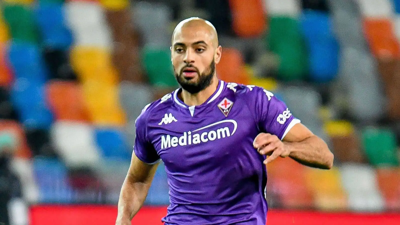 Sofyan Amrabat (Fiorentina) during Udinese Calcio vs ACF Fiorentina, Italian football Coppa Italia match, Udine, Italy