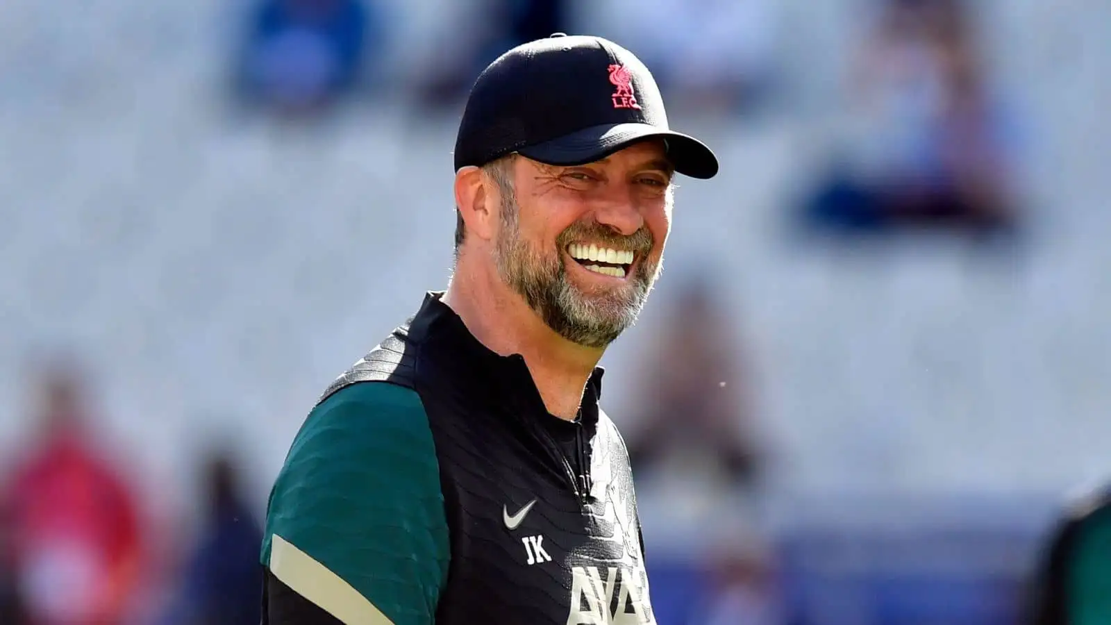 Jurgen Klopp of Liverpool seen during a training session before the UEFA Champions League final between Liverpool and Real Madrid at the Stade de France in Paris