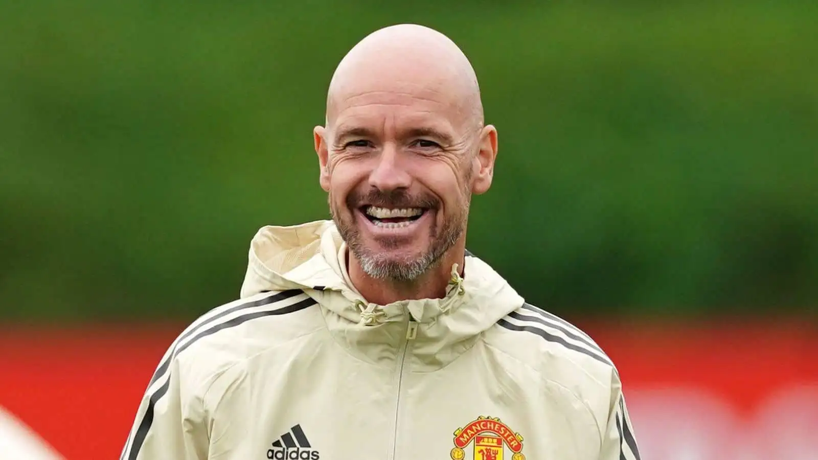 Manchester United manager Erik ten Hag during a training session at the Aon Training Complex, Greater Manchester
