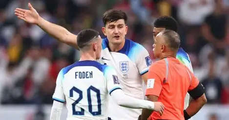 Harry Maguire, Gary Neville rip into ‘joke’ referee who had an ‘absolute nightmare’ in England World Cup exit