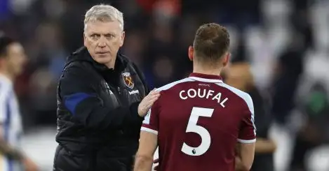 West Ham star’s rift with David Moyes puts Premier League duo and German club on his trail